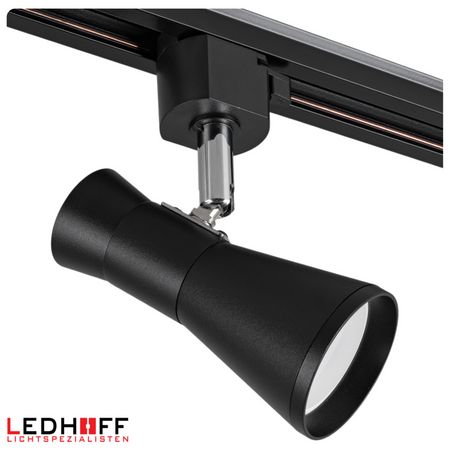 Reflektor szynowy czarny GU10 lampa na szynoprzewód