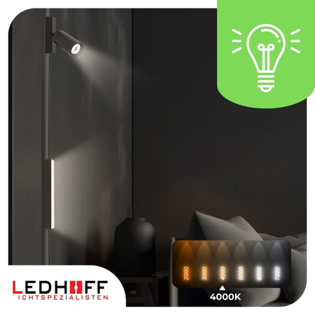 Oświetlenie szynowe magnetyczne 2x SZYNA 1m + 6x lampa LED łącznik PIONOWY