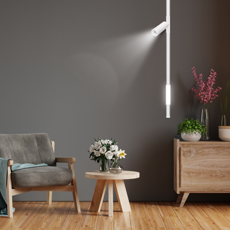 Zasilacz do szynoprzewodu magnetycznego 100W na szynę magnetyczną BIAŁY