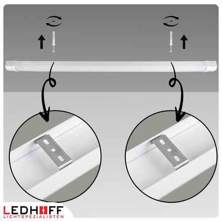Oprawa hermetyczna LED 120cm 40W 4800lm 3 barwy światła