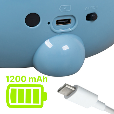 Lampka nocna LED dla dzieci MIŚ wielokolorowe światło RGB