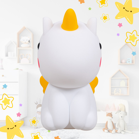 Lampka nocna LED dla dzieci JEDNOROŻEC wielokolorowe światło RGB