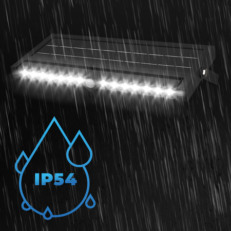 Lampa solarna z czujnikiem ruchu i zmierzchu LED