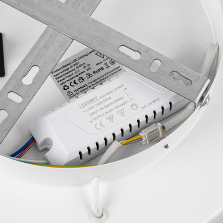 Plafon LED z pilotem Designerska Lampa sufitowa ściemniana 48cm NOVA