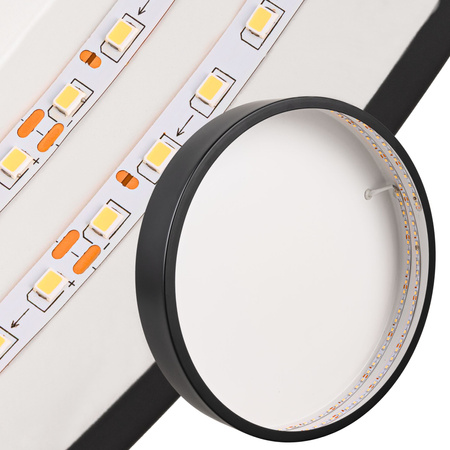 Plafon LED z pilotem Designerska Lampa sufitowa ściemniana 48cm NOVA