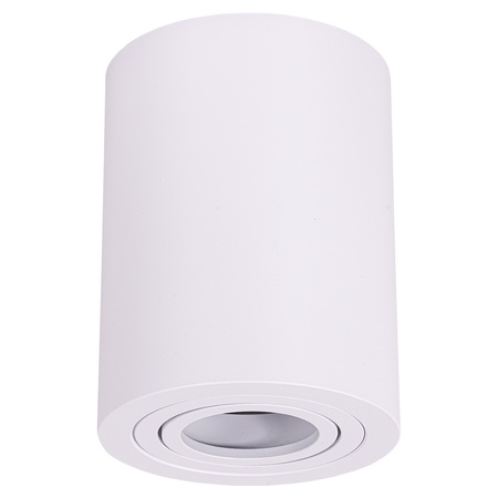 Oprawa sufitowa natynkowa Tuba LED GU10 okrągła biała