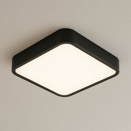 Plafon sufitowy LED czarny 30x30cm