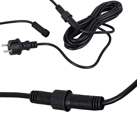 Girlanda ogrodowa łańcuch świetlny 15m + 10x żarówka LED Lampki do ogrodu