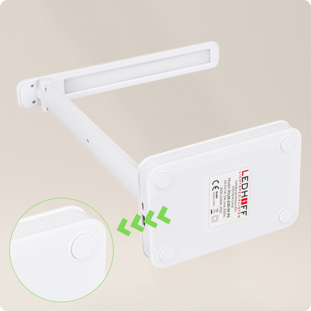 Lampka biurkowa LED biała 5W + światło RGB + USB