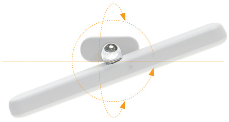 Lampka biurkowa LED magnetyczna bezprzewodowa biała 1.5W