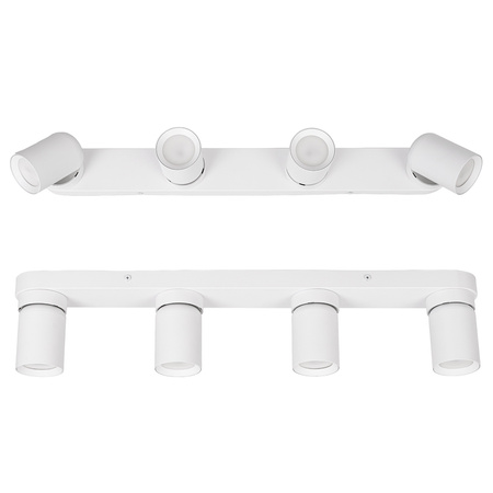 Kinkiet sufitowy poczwórny Spot GU10 biały