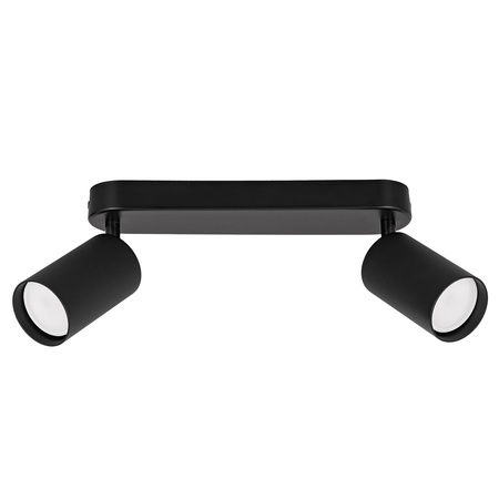 Kinkiet sufitowy podwójny Spot GU10 czarny