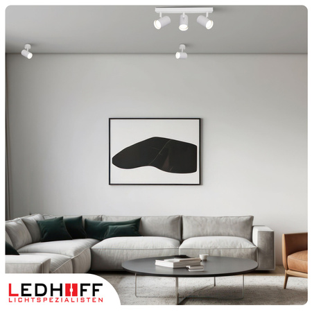 Lampa sufitowa Kinkiet potrójny GU10 biały LINEA