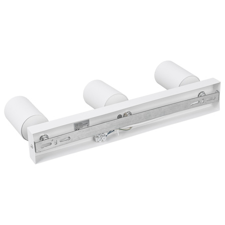 Kinkiet sufitowy potrójny Spot GU10 biały