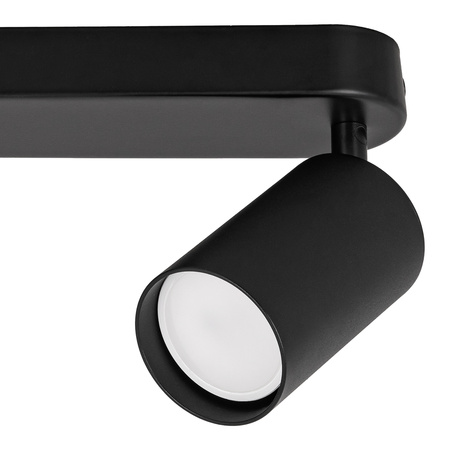 Kinkiet sufitowy potrójny Spot GU10 czarny