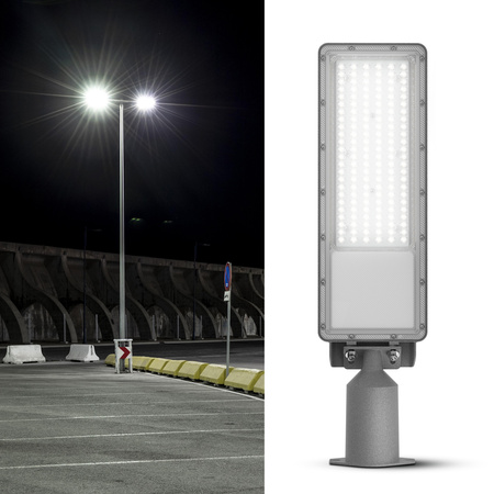 Lampa uliczna LED wodoodporna 100W 11000lm światło neutralne 5000K