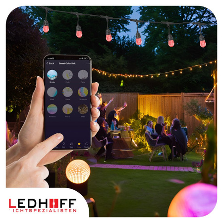 Girlanda ogrodowa świetlna SMART 14,6m + 15x żarówka LED RGB TUYA