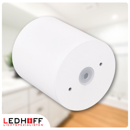 Oprawa Halogenowa Tuba LED GU10 do ŁAZIENKI Biała WODOODPORNA okrągła IP54