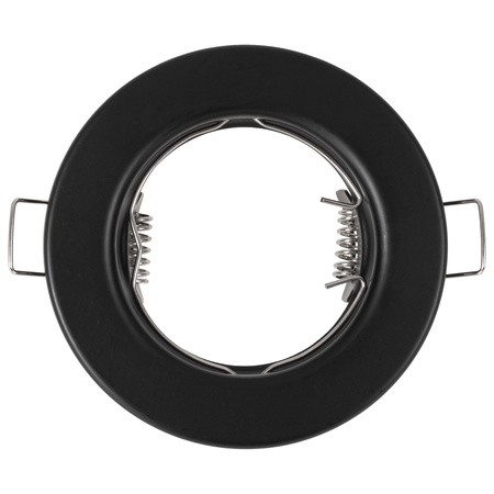 5x Oprawa halogenowa podtynkowa GU10 okrągła czarna