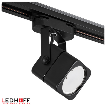 Reflektor szynowy czarny GU10 lampa na szynoprzewód