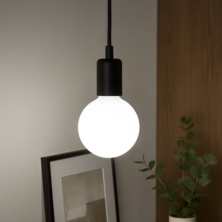 Żarówka LED E27 ozdobna duży mleczny klosz 8W mocne neutralne światło 1070lm 4000K