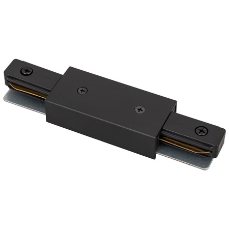 Łącznik prosty z zasilaniem do szyn oświetleniowych LED czarny