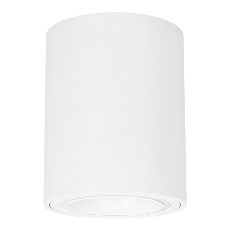 Oprawa sufitowa natynkowa Tuba GU10 okrągła biała