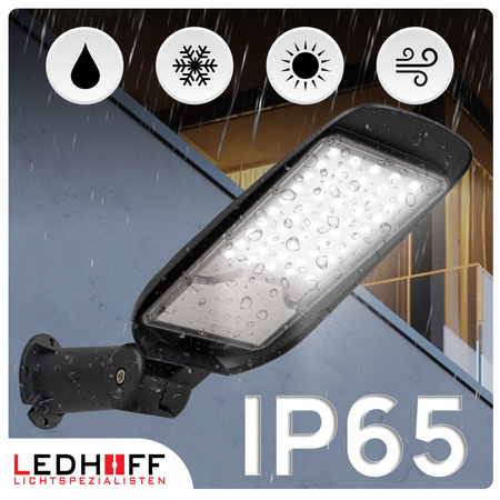 Lampa uliczna LED 50W 6500lm na parking regulowany uchwyt