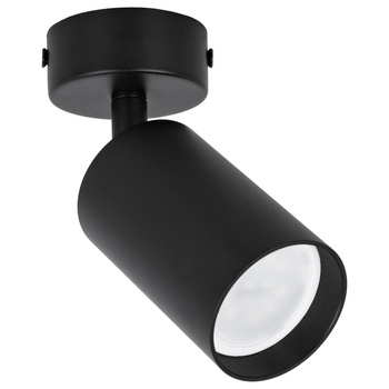 Kinkiet sufitowy pojedynczy Spot GU10 czarny