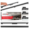 ZESTAW M20 Lampa liniowa LED 24W 60cm czarna 3 BARWY ŚWIATŁA + szyna magnetyczna 1m