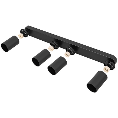 Kinkiet sufitowy poczwórny Spot GU10 czarny