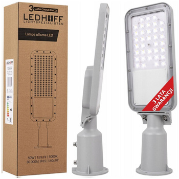 Lampa uliczna LED 50W 7000lm 3 lata gwarancji