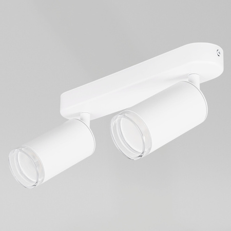 Kinkiet sufitowy podwójny SPOT 2xGU10 biały wodoodporny