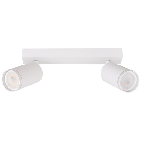 Kinkiet sufitowy podwójny Spot GU10 biały