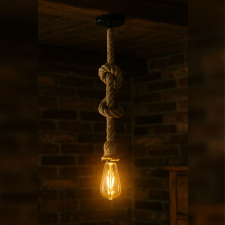 Żarówka LED E27 filamentowa ozdobna 8W mocne ciepłe światło 1070lm 2700K