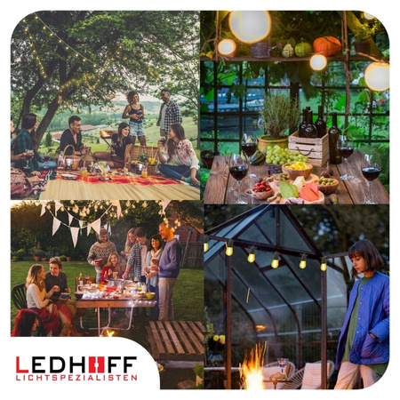 Girlanda ogrodowa świetlna SMART 11m + 18x żarówka LED TUYA