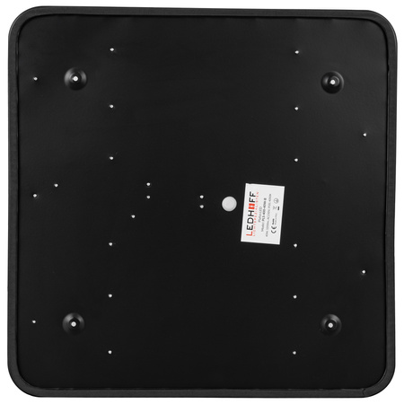 Plafon sufitowy LED czarny 40x40cm