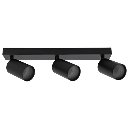 Kinkiet sufitowy potrójny Spot GU10 czarny