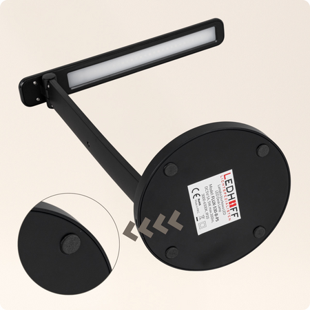 Lampka biurkowa LED czarna 5W + Timer