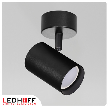 Lampa sufitowa Kinkiet pojedynczy GU10 czarny LINEA