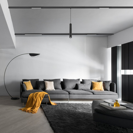 Lampa liniowa LED do szyny magnetycznej M20 12W 30cm czarna 3 BARWY ŚWIATŁA