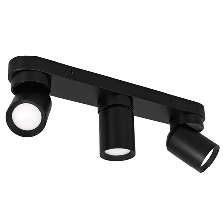 Kinkiet sufitowy potrójny Spot GU10 czarny