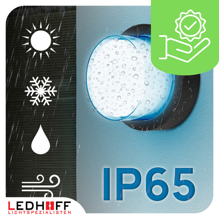 Lampa elewacyjna LED zewnętrzna Kinkiet ścienny okrągły SMART RGB 10W