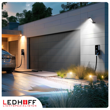 Lampa uliczna LED 100W 13000lm na parking regulowany uchwyt