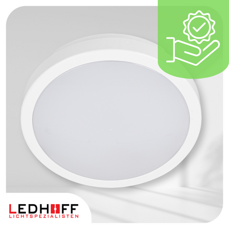 Plafon LED z CZUJNIKIEM RUCHU Lampa sufitowa 22cm ZEWNĘTRZNA