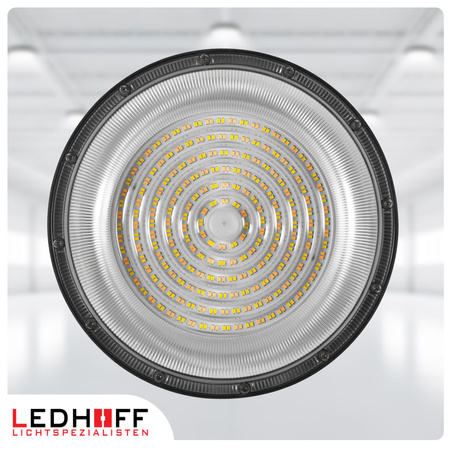 Lampa przemysłowa LED HighBay UFO 150W 3 barwy światła na magazyn halę