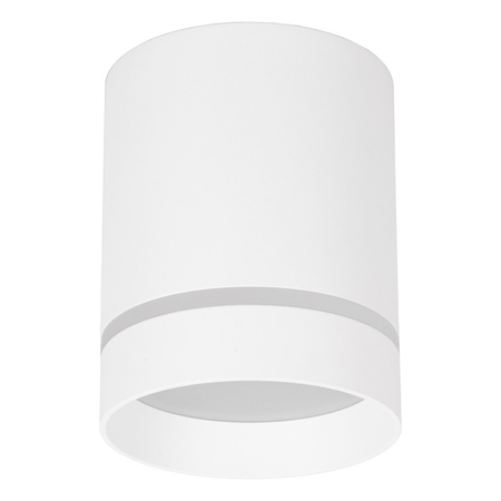 Oprawa sufitowa natynkowa Tuba LED GU10 okrągła biała