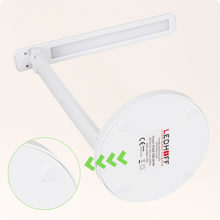 Lampka biurkowa LED biała 5W + Timer
