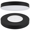 Plafon LED 36W okrągły czarny Lampa sufitowa 3 barwy światła 40cm IP54