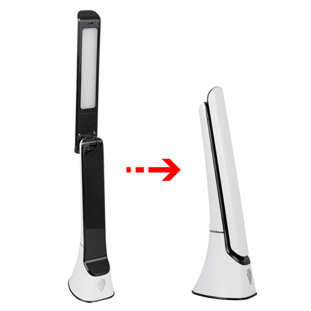 Lampka biurkowa LED biała 7W + dioda